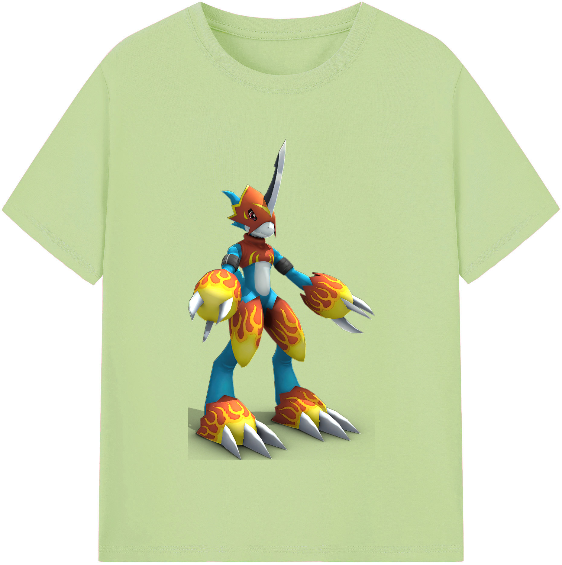 （画像用） Digimon デジタルモンスター/デジモン 綿100％半袖Tシャツ（フロントプリント）